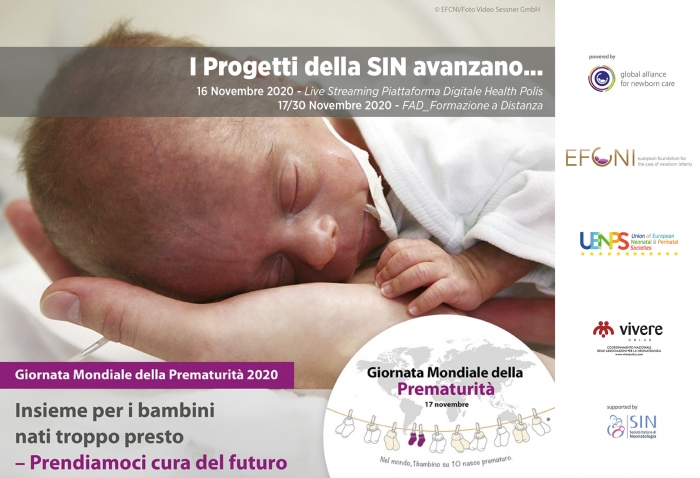 Giornata Mondiale della Prematurità - I Progetti della SIN avanzano...